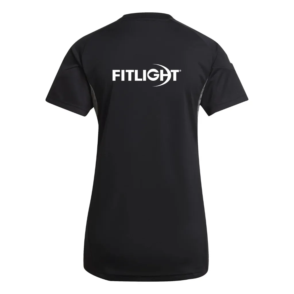 Zwart Adidas sportshirt_FITLIGHT-logo_dames_back.webp